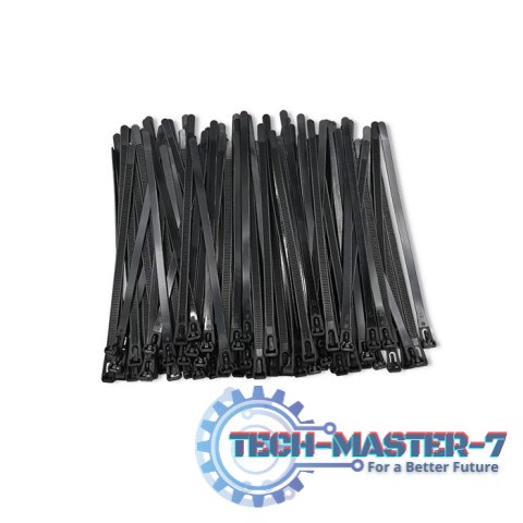 Opaski zaciskowe wielorazowe/trytytki | 7.2*300mm | Nylon UV | Czarne Opaski zaciskowe wielorazowe/trytytki | 7.2*300mm | Nylon UV | Czarne