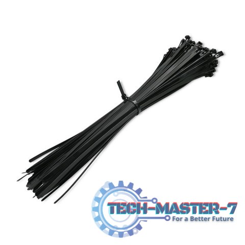 Opaski zaciskowe wielorazowe/trytytki | 7.2*400mm | Nylon UV | Czarne Opaski zaciskowe wielorazowe/trytytki | 7.2*400mm | Nylon UV | Czarne