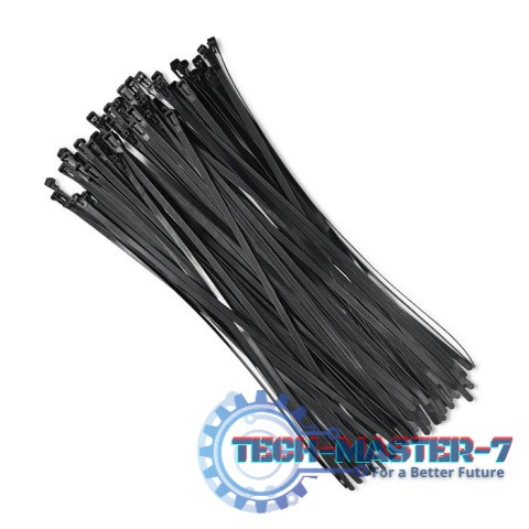 Opaski zaciskowe wielorazowe/trytytki | 7.2*400mm | Nylon UV | Czarne Opaski zaciskowe wielorazowe/trytytki | 7.2*400mm | Nylon UV | Czarne