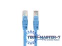 Patchcord kat.6 UTP 0.25M 10-pack fluke passed niebieski Patchcord kat.6 UTP 0.25M 10-pack fluke passed niebieski