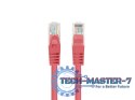 Patchcord kat.6 UTP 3M 10-pack fluke passed czerwony Patchcord kat.6 UTP 3M 10-pack fluke passed czerwony