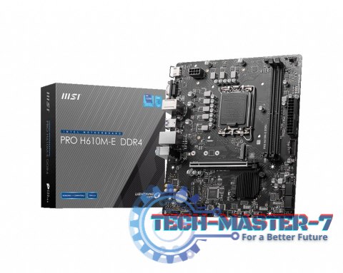 Płyta główna PRO H610M-E s1700 DDR4 HDMI M.2 mATX Płyta główna PRO H610M-E s1700 DDR4 HDMI M.2 mATX