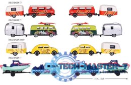 Pojazd Majorette Volkswagen z przyczepką 4 rodzaje