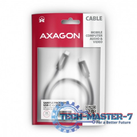 BUCM32-CM10AB Kabel USB-C - USB-C 3.2 Gen 2, 1m, PD 100W, 5A, 4K HD, ALU, oplot, czarny BUCM32-CM10AB Kabel USB-C - USB-C 3.2 Gen 2, 1m, PD 100W, 5A, 4K HD, ALU, oplot, czarny