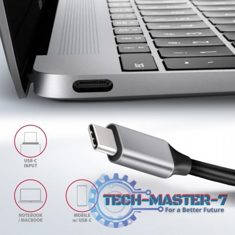 HMC-6GL Wieloportowy hub USB 6in1, 5Gbps, 3x USB-A, HDMI 4K/30Hz, GLAN, PD 100W, 20cm USB-C kabel HMC-6GL Wieloportowy hub USB 6in1, 5Gbps, 3x USB-A, HDMI 4K/30Hz, GLAN, PD 100W, 20cm USB-C kabel