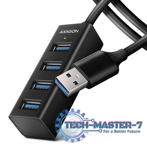 HUE-M1AL Hub 4-portowy Mini metalowy USB 3.2 Gen 1, 1.2m USB-A kabel HUE-M1AL Hub 4-portowy Mini metalowy USB 3.2 Gen 1, 1.2m USB-A kabel