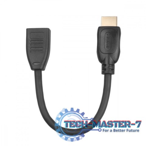 Kabel HDMI F-M 15 cm v2.0. przedłużacz Kabel HDMI F-M 15 cm v2.0. przedłużacz