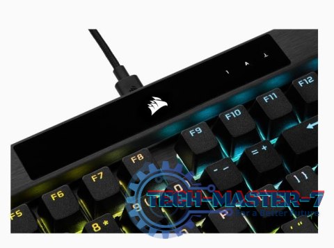 Klawiatura przewodowa K70 RGB Pro Black PBT Keycaps Klawiatura przewodowa K70 RGB Pro Black PBT Keycaps