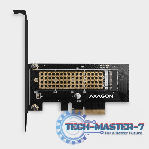 PCEM2-N Adapter wewnetrzny PCIe x4, 1x M.2 NVMe M-key slot, SP & LP PCEM2-N Adapter wewnetrzny PCIe x4, 1x M.2 NVMe M-key slot, SP & LP