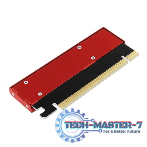 PCEM2-S Adapter wewnętrzny PCIe x16, 1x M.2 NVMe M-key slot aluminiowa osłona PCEM2-S Adapter wewnętrzny PCIe x16, 1x M.2 NVMe M-key slot aluminiowa osłona