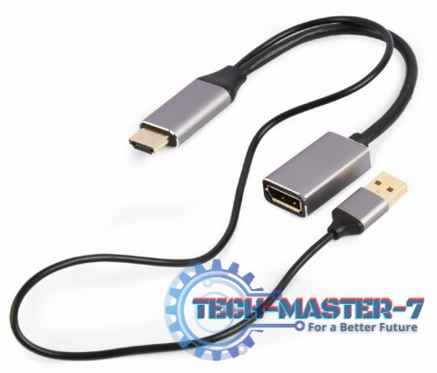 Adapter HDMI do DP 4K 60Hz USB-A powered Adapter HDMI do DP 4K 60Hz USB-A powered