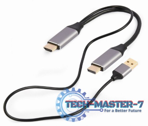 Adapter HDMI do DP 4K M 60Hz USB-A powered Adapter HDMI do DP 4K M 60Hz USB-A powered