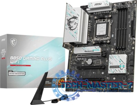 Płyta główna MSI B850 GAMING PLUS WIFI AM5 ATX Płyta główna MSI B850 GAMING PLUS WIFI AM5 ATX