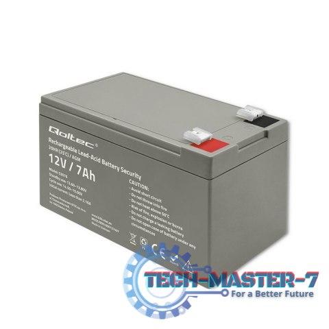 Akumulator AGM | 12V | 7Ah | max. 105A | Security Akumulator AGM | 12V | 7Ah | max. 105A | Security