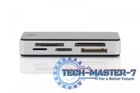 Czytnik kart 5-portowy USB 3.0 SuperSpeed, All-in-one, Czarno-srebrny Czytnik kart 5-portowy USB 3.0 SuperSpeed, All-in-one, Czarno-srebrny
