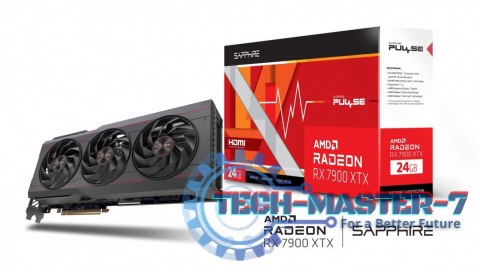 Karta graficzna Radeon RX 7900 XTX Pulse 24GB DDR6 384bit 2DP/2HDMI Karta graficzna Radeon RX 7900 XTX Pulse 24GB DDR6 384bit 2DP/2HDMI