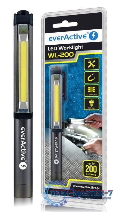 Latarka warsztatowa inspekcyjna LED WL-200 diodowa 3W COB Latarka warsztatowa inspekcyjna LED WL-200 diodowa 3W COB