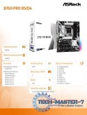 Płyta główna B760 Pro RS s1700 4DDR4 DP/HDM M.2 ATX Płyta główna B760 Pro RS s1700 4DDR4 DP/HDM M.2 ATX