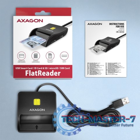 CRE-SM3SD Czytnik kart identyfikacyjnych & SD/microSD/SIM USB CRE-SM3SD Czytnik kart identyfikacyjnych & SD/microSD/SIM USB