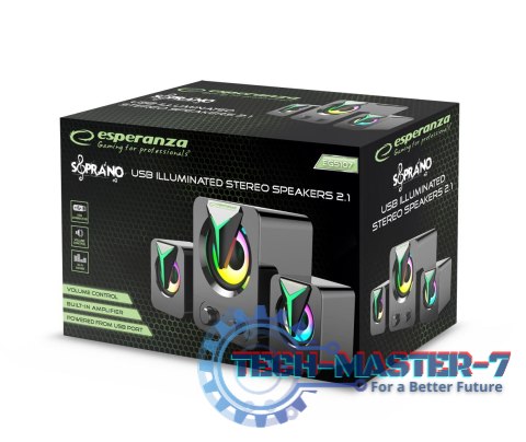 Głośniki 2.1 USB Rainbow Soprano Głośniki 2.1 USB Rainbow Soprano