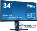 Monitor 34 cale XUB3493WQSU IPS,UWQHD,DP,HDMI,HAS(150mm)