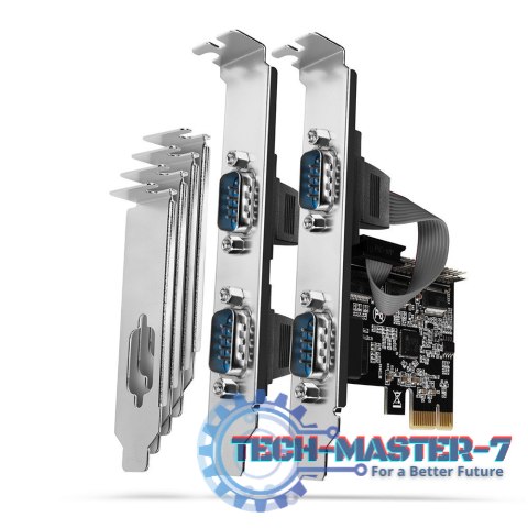 PCEA-S4N Kontroler PCIe 4x port szeregowy RS232 250 kbps, w zestawie SP & LP PCEA-S4N Kontroler PCIe 4x port szeregowy RS232 250 kbps, w zestawie SP & LP