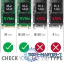 PCEM2-1U Adapter wewnętrzny PCIe x16/x8/x4, M.2 NVMe M-key slot, 1U PCEM2-1U Adapter wewnętrzny PCIe x16/x8/x4, M.2 NVMe M-key slot, 1U