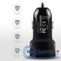 PWC-5V5 Ładowarka samochodowa 24W, 2x port Smart 5V-2.4A + 2.4A
