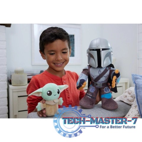 Pluszaki z funkcją Star Wars Klan dwóch Grogu i Mandalorianin Pluszaki z funkcją Star Wars Klan dwóch Grogu i Mandalorianin
