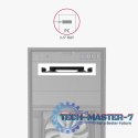 RHD-125B Ramka metalowa do montażu 1x 2.5" HDD w pozycji 3.5" Czarna