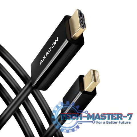 RVDM-HI14C2 Konwerter/kabel aktywny Mini DP > HDMI 1.4 kabel 1.8m4K/30Hz RVDM-HI14C2 Konwerter/kabel aktywny Mini DP > HDMI 1.4 kabel 1.8m4K/30Hz