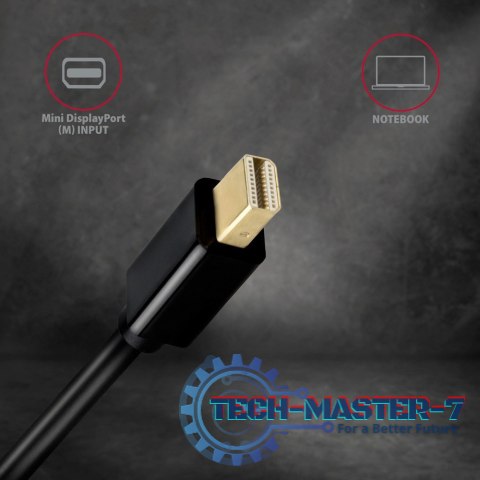 RVDM-HI14C2 Konwerter/kabel aktywny Mini DP > HDMI 1.4 kabel 1.8m4K/30Hz RVDM-HI14C2 Konwerter/kabel aktywny Mini DP > HDMI 1.4 kabel 1.8m4K/30Hz