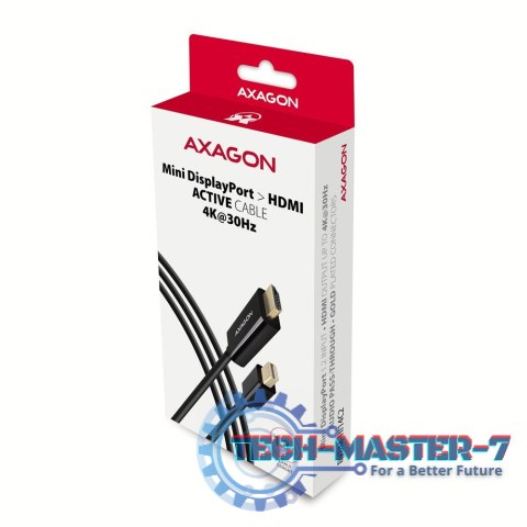 RVDM-HI14C2 Konwerter/kabel aktywny Mini DP > HDMI 1.4 kabel 1.8m4K/30Hz RVDM-HI14C2 Konwerter/kabel aktywny Mini DP > HDMI 1.4 kabel 1.8m4K/30Hz