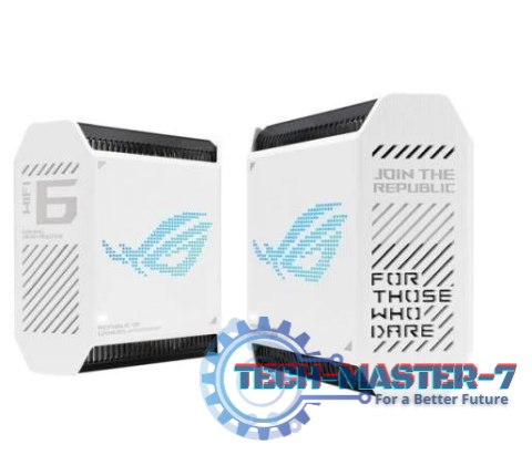 Router ROG Rapture GT6 Wi Fi AX10000 2-pak Biały Router ROG Rapture GT6 Wi Fi AX10000 2-pak Biały