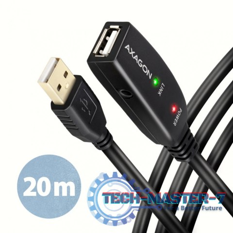 ADR-220 USB 2.0 A-M -> A-F aktywny kabel przedłużacz/wzmacniacz 20m ADR-220 USB 2.0 A-M -> A-F aktywny kabel przedłużacz/wzmacniacz 20m