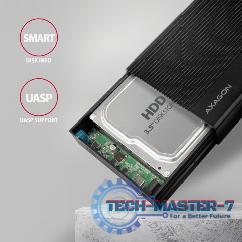 EE35-GTR Obudowa zewnętrzna aluminiowa USB3.2 Gen1 - SATA 6G 3.5" EE35-GTR Obudowa zewnętrzna aluminiowa USB3.2 Gen1 - SATA 6G 3.5"