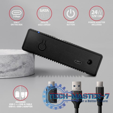 EE35-GTR Obudowa zewnętrzna aluminiowa USB3.2 Gen1 - SATA 6G 3.5" EE35-GTR Obudowa zewnętrzna aluminiowa USB3.2 Gen1 - SATA 6G 3.5"