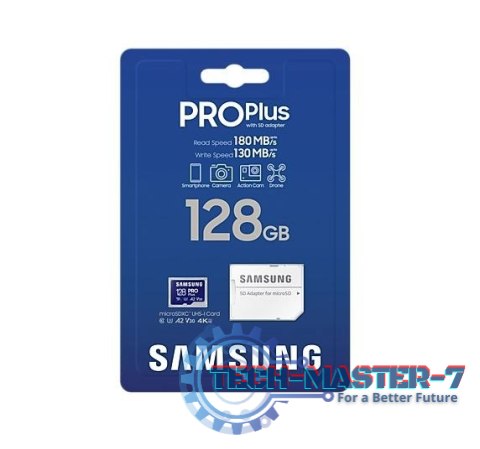 Karta pamięci microSD MB-MD128SA/EU 128GB PRO Plus + Adapter Karta pamięci microSD MB-MD128SA/EU 128GB PRO Plus + Adapter