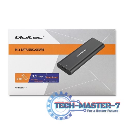 Obudowa | kieszeń do dysków M.2 SATA SSD | NGFF | USB typ C Obudowa | kieszeń do dysków M.2 SATA SSD | NGFF | USB typ C