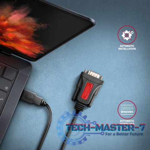ADS-1PSN Adapter USB 2.0 > RS-232 Port szeregowy, 1.5m kabel, chip Prolific ADS-1PSN Adapter USB 2.0 > RS-232 Port szeregowy, 1.5m kabel, chip Prolific