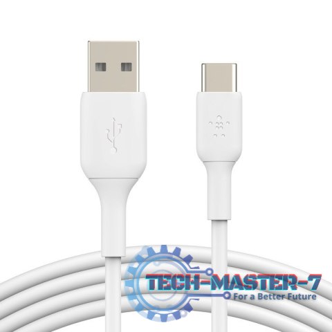 Kabel BoostCharge USB-A/USB-C 1m biały Kabel BoostCharge USB-A/USB-C 1m biały