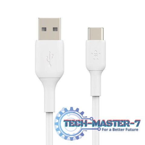 Kabel BoostCharge USB-A/USB-C 1m biały Kabel BoostCharge USB-A/USB-C 1m biały