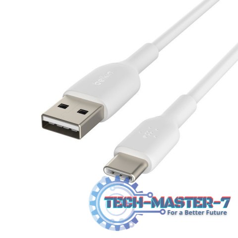 Kabel BoostCharge USB-A/USB-C 1m biały Kabel BoostCharge USB-A/USB-C 1m biały