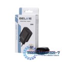 Ładowarka sieciowa 30W GaN USB-C + USB-A, czarna
