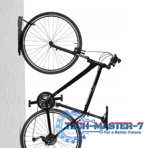 Rowerowy uchwyt ścienny pionowy stal max. obciążenie 30kg Maclean MC-432 Rowerowy uchwyt ścienny pionowy stal max. obciążenie 30kg Maclean MC-432