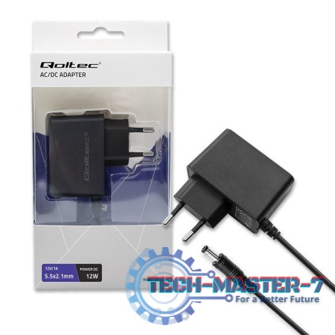 Zasilacz wtyczkowy 12W | 12V | 1A | 5.5*2.1 Zasilacz wtyczkowy 12W | 12V | 1A | 5.5*2.1