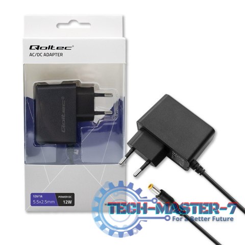 Zasilacz wtyczkowy 12W | 12V | 1A | 5.5*2.5 Zasilacz wtyczkowy 12W | 12V | 1A | 5.5*2.5