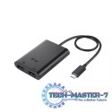 Adapter video USB-C Dual 4K/60Hz (single 8K/30Hz) HDMI
