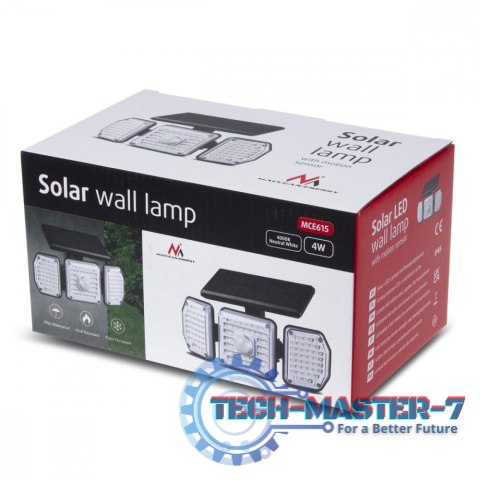Solarna lampa LED z czujnikiem MCE615 Solarna lampa LED z czujnikiem MCE615