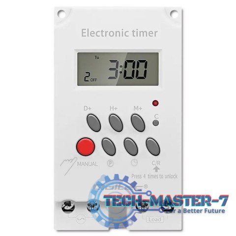 Elektroczniczny programator czasowy na szynę DIN PC0629 Elektroczniczny programator czasowy na szynę DIN PC0629